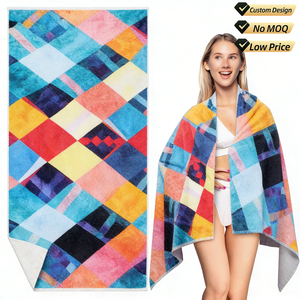 समुद्र तट तौलिए निर्माता माइक्रोफाइबर माइक्रोफाइबर डिजाइनर सुपर शोशोषक टोस्ट मानक 100 होटल पूल तौलिया बीच तौलिए - Product Image 1