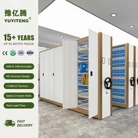 Archivador de Acero de Alta Densidad, Estantería Móvil para Biblioteca o Escuela, Compactador de Archivos, Modular y Ajustable