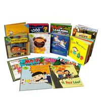Grosir kustom pabrik kualitas tinggi kertas dilapisi warna penuh layanan cetak buku sampul keras anak-anak