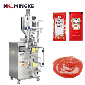 Machine de remplissage et de scellage automatique de sachets de <span class=keywords><strong>sauce</strong></span> tomate, miel, ketchup, sirop, crème, en acier inoxydable 304, haute vitesse, scellage à chaud - Product Image 1