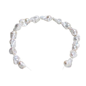 Perles de culture d'eau douce baroques de grande taille en gros, pour la fabrication de bijoux faits main avec un design en queue de poisson, accessoires de produits semi-finis - Product Image 4