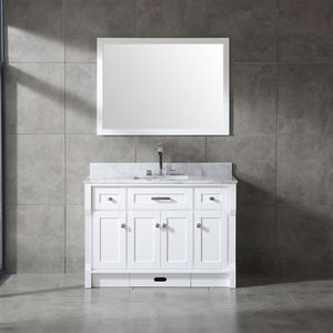 ตู้ห้องน้ำขนาด 48 นิ้ว ระดับไฮเอนด์ พร้อมอ่างเซรามิกและคุณสมบัติกันน้ำ - Product Image 5