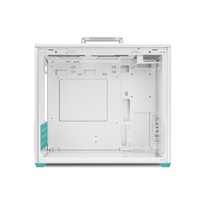 New Arrival Portable Gamer Custom PC Gaming Computer Case Micro-ATX/ITX 0.7mm Tempered Glass White Desktop Cabinet Cases Towers