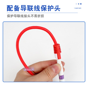 Manchon de protection spiralé en plastique YANKEE MED pour câble ECG, pour la protection des fils d'électrodes - Product Image 2