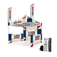 Fabriqué en Chine, auvent pliable de 10x10 pieds avec impression par sublimation, coloré, robuste, avec structure en aluminium, pour événements commerciaux