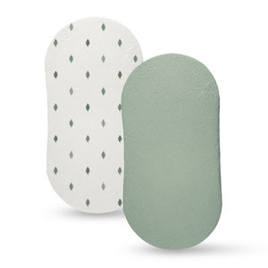 कपास बासीनेट फिट सेट क्रडल बेसिनेट गद्दे के लिए बेसिनेट शीट - Product Image 3