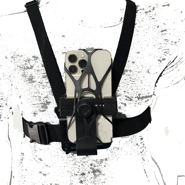 Mobile Phone Adjustable Elastic Belt Body Mount Chest Strap Harness Set for Gopros 11 10 9 Max 8 7 6 5 and Insta 360 Cameras