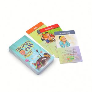 Customised 350 Gsm Flashcards Printing Flash <b>Card</b> Educational Cognitive Kids Math Learning <b>Cards</b> - Product Image 4