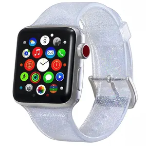 <span class=keywords><strong>Precio</strong></span> de fábrica colorido de reemplazo de silicona brillante correa de reloj de pulsera banda <span class=keywords><strong>Apple</strong></span> <span class=keywords><strong>Watch</strong></span> serie 5 4 3 2 1 - Product Image 1