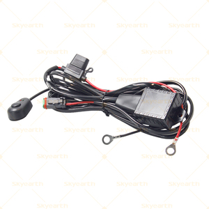 New LED Work Light Wiring Harness Kit Waterproof DT Connector IP67 Rated Built-in Flash for Pickup Truck SUV Auto Repair - Product Image 4