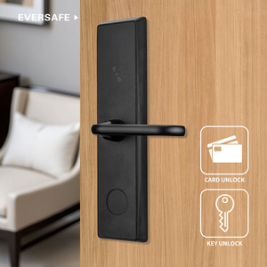 Serrure électronique d'hôtel de luxe en acier inoxydable 304 T5577 |   Antivol + Verrouillage simple pour portes en acier SDK et logiciel gratuits - Product Image 2