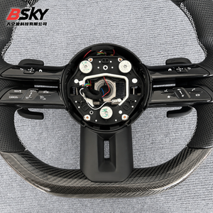 Volante in Pelle con LED in Fibra di Carbonio Dragonfly Aggiornato, Adatto per Mercedes Benz W204 W212 2011-2015 CLA GLA C63 CLS63 - Product Image 5