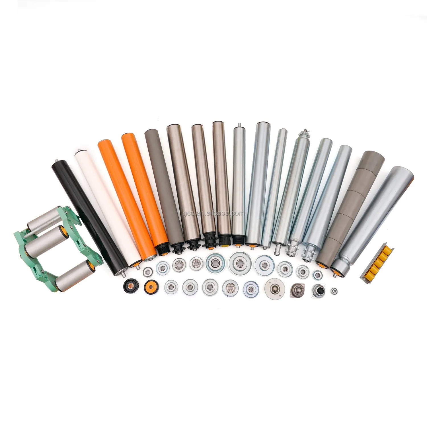 Universal roller conveyor system Steel Spring steel rollers suppliers conveyor roller parts