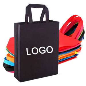 Sacs de courses personnalisés en non-tissé laminé imprimé, réutilisables, promotionnels et économiques en gros - Product Image 3