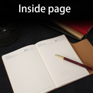 พิมพ์โลโก้ที่กำหนดเอง A5ปกแข็งหนัง Pu สำนักงานผู้จัดจำหน่ายวารสารไดอารี่ธุรกิจวางแผน Oem โน๊ตบุ๊ค - Product Image 2