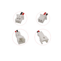 Mini Micro JST 1.25mm Pitch 2 Pin Pria Wanita konektor steker dengan kabel kawat 15CM 28AWG