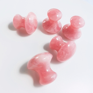 Masseur <span class=keywords><strong>Rose</strong></span> <span class=keywords><strong>Quartz</strong></span> <span class=keywords><strong>Quartz</strong></span> <span class=keywords><strong>Rose</strong></span> Jade Champignon Forme Guasha Grattage Therapytools <span class=keywords><strong>Gua</strong></span> <span class=keywords><strong>Sha</strong></span> Outil pour <span class=keywords><strong>le</strong></span> Corps Du Visage - Product Image 2