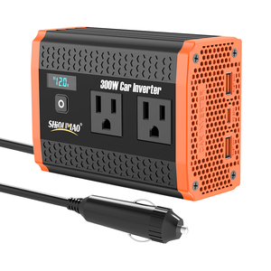 300w संशोधित साइन वेव सिंगल फेज कार पावर इन्वर्टर 12v 110v पोर्टेबल कन्वर्टर आउटडोर शिविर लैपटॉप फोन बिजली की आपूर्ति - Product Image 1