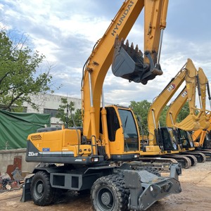 حفارة هيونداي مستعملة ذات عجلات، حفارة هيونداي مستعملة طراز 210W-9 210 220LC-9s 220-9 220، حفارة هيونداي ثقيلة - Product Image 3