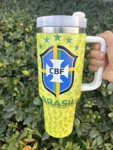 Vasos Térmicos de Acero Inoxidable de 40 oz con 15 Colores de la Copa Mundial de Fútbol 2026, Ecológicos, para Oficina, <span class=keywords><strong>Viajes</strong></span>, Estados Unidos, Canadá, México, Vasos para Fanáticos - Product Image 2