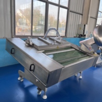 Machine d'emballage sous vide industrielle à haute efficacité pour aliments, à roulement continu