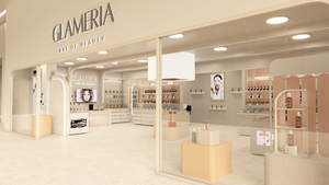 Soporte de exhibición comercial personalizado con iluminación LED para cosméticos, gabinete de exhibición de salón de belleza, diseño de tienda completa - Product Image 3