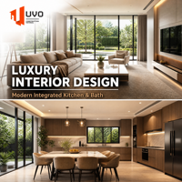 Maison conteneur extensible UVO 30FT : Villa de villégiature préfabriquée certifiée |   Parc de villégiature et de retraite écologique de luxe pour l'Australie