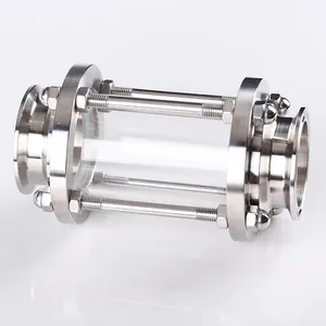 サニタリーダイアリーステンレス鋼304316Lトライクローバークランプサニタリーパイプ継手サイトグラス - Product Image 1