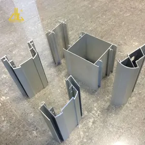 Korea Nahtlose design praktische aluminium rahmen, thermische brechen fenster & türen rahmen, bilder aluminium fenster und tür