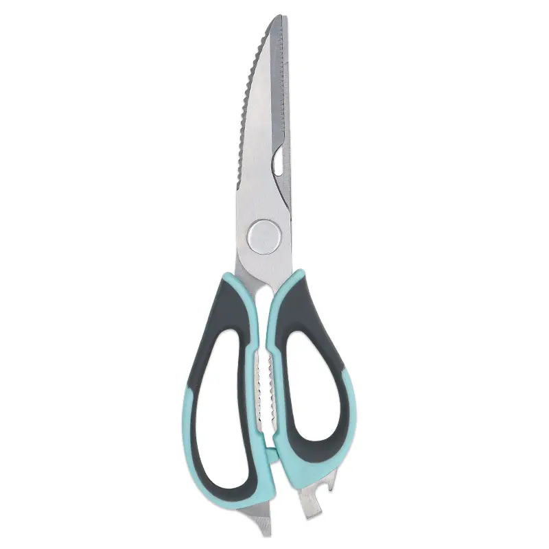 Best sell kitchen scissors multi-function stainless steel scissors shears chicken bone scissors