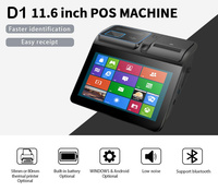 Système de point de vente tout-en-un avec écran tactile de 11,6 pouces, système de point de vente hors ligne et en ligne, imprimante thermique à code-barres avec scanner