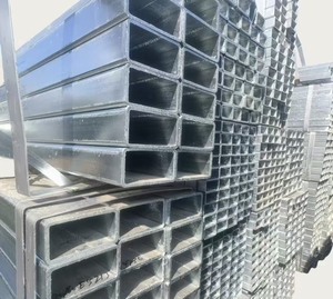 Tubes carrés soudés en <span class=keywords><strong>acier</strong></span> non allié galvanisé à chaud, profilés carrés <span class=keywords><strong>40x40</strong></span> 100x100mm, norme ASTM - Product Image 1