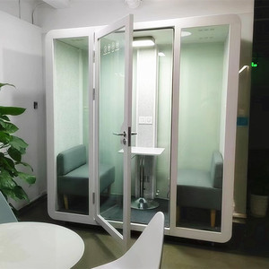 Chambre insonorisée Bureau mobile Salle de négociation <span class=keywords><strong>Cabine</strong></span> silencieuse <span class=keywords><strong>Studio</strong></span> d'enregistrement <span class=keywords><strong>Cabine</strong></span> téléphonique détachable - Product Image 5