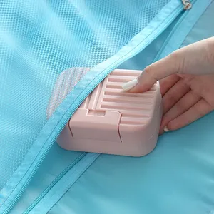 Boîte à savon de voyage avec couvercle, étui de rangement portable et hermétique pour savon, boîte de rangement pour savon pour salle de bain et extérieur - Product Image 4