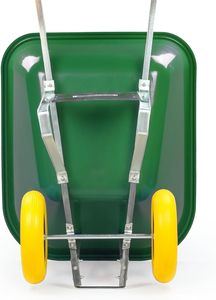 <span class=keywords><strong>Brouette</strong></span> robuste NS Factory grande capacité 200L avec double roue anti-crevaison 4.00-8 et plateau en plastique pour chariot de jardin domestique - Product Image 3