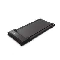 Tapis roulant électrique compact ultra-fin et silencieux de 2,5 CV avec écran LED et 12 programmes pour la maison, le bureau et l'utilisation sur le bureau, vitesse réglable
