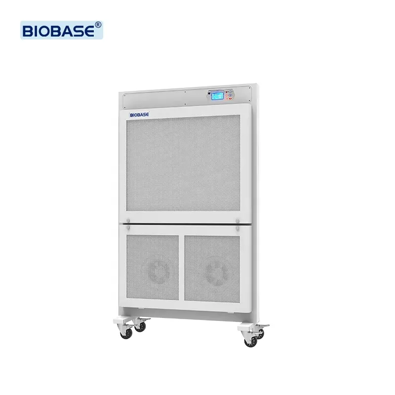 BIOBASE中国空気清浄機ラボまたは病院用のHepa Hilterを備えた調整可能な風速モバイルタイプ空気清浄機