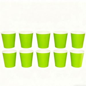 Offre Spéciale – Gobelet en Carton Biodégradable Personnalisé à Paroi Simple de 7 oz pour Fêtes de Noël - Product Image 4
