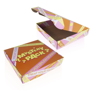 Nhà Máy Outlet Hộp Các Tông Thân Thiện Với Môi Sóng Hộp Giấy Tùy Biến Máy Bay Hộp Giấy Cho Snack Mứt - Product Image 1