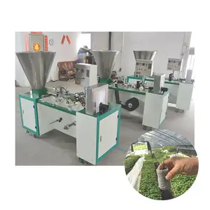 Fully automatic seedling soil briquetting machine Non-woven nutrition block forming machine for agriculture