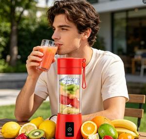Vaso Mezclador Portátil de 380 ml con 6 Cuchillas, Ideal para Smoothies, Gran Venta en África, para Hoteles, Oficinas, Campamentos y Uso al Aire Libre - Product Image 2