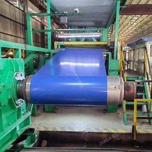 Bobina de Acero <span class=keywords><strong>PPGI</strong></span>/PPGL de Alta Calidad, Color Azul Ral 5004/5005/5008, Superficie Lisa/Rugosa - Product Image 3
