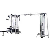 Machine de musculation multifonctionnelle à 5 stations avec poulies pour la maison et l'équipement de fitness commercial
