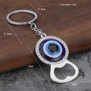 تعليقة سيارة عابرة للحدود بتصميم أوروبي أمريكي، عين الشيطان، يد تيمور، عيون زرقاء تركية، فتاحة زجاجات، دولفين، فيل، سبيكة الزنك - Product Image 2