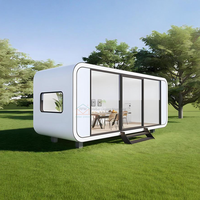 Cabine préfabriquée de pomme portative mobile de bureau de conteneur modulaire de 20 pieds adaptée aux familles d'accueil, aux résidences d'hôtel, etc.