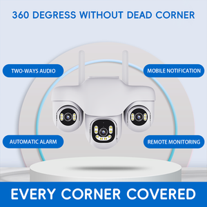 V380 Pro 6MP gece sürümü insan tespit <span class=keywords><strong>3</strong></span> Lens Ptz kamera Wifi 4G Ai açık güvenlik güvenlik kamerası ev güvenlik kam - Product Image 2