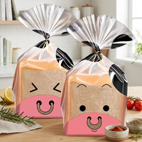 Sacs personnalisés pour pain de mie, emballage alimentaire, boulangerie, toasts, OPP PE, anti-humidité, 100 pièces, sacs pour gâteaux de mariage, pour lait et aliments pour animaux de compagnie