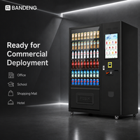 Máquina Expendedora Automática de Bebidas y Snacks BANDENG 6610Pro 22T, Diseñada para el Desarrollo de Programas de Venta Minorista, con Interfaz HD de 21 Puntos y 5 Pulgadas