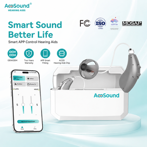 Audífonos Digitales Recargables Binaurales con Bluetooth, Programables, para Sordera, Precio <span class=keywords><strong>de</strong></span> China, Muestra <span class=keywords><strong>Gratis</strong></span> - Product Image 1