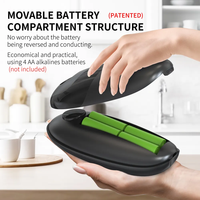 Ouvre-boîte électrique portable automatique MUYI RTS à une touche pour boîtes de conserve et bouteilles – Sécurité en cuisine, ouverture facile